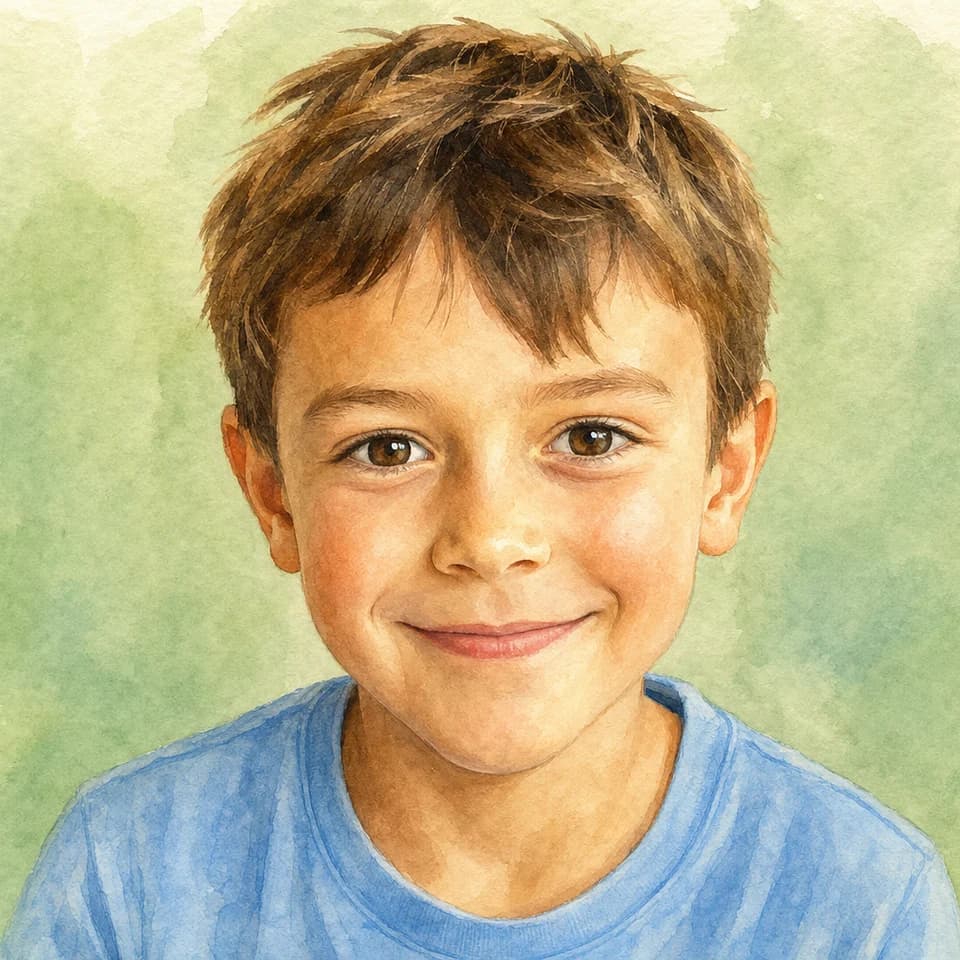 Illustrated protagonist