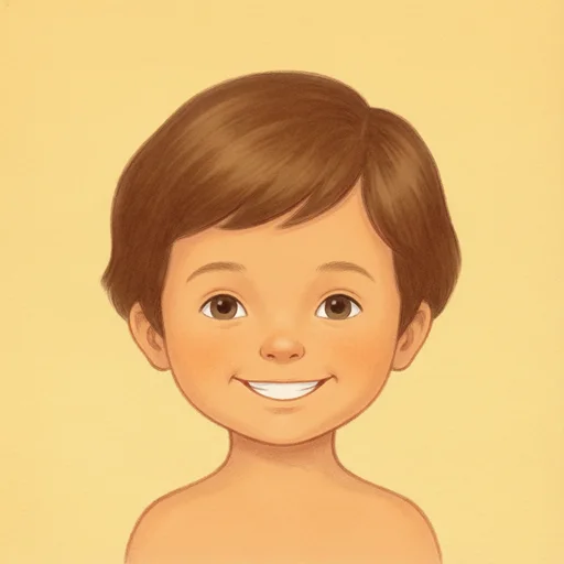 Classic storybook protagonist style